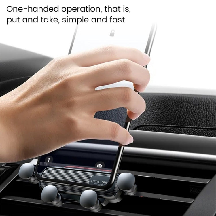 Mobile Phone Holder for Car - 360° Rotatable Gravity Sensing Smartphone Stand, Air Vent Clip Mount Mobile Cell Stand