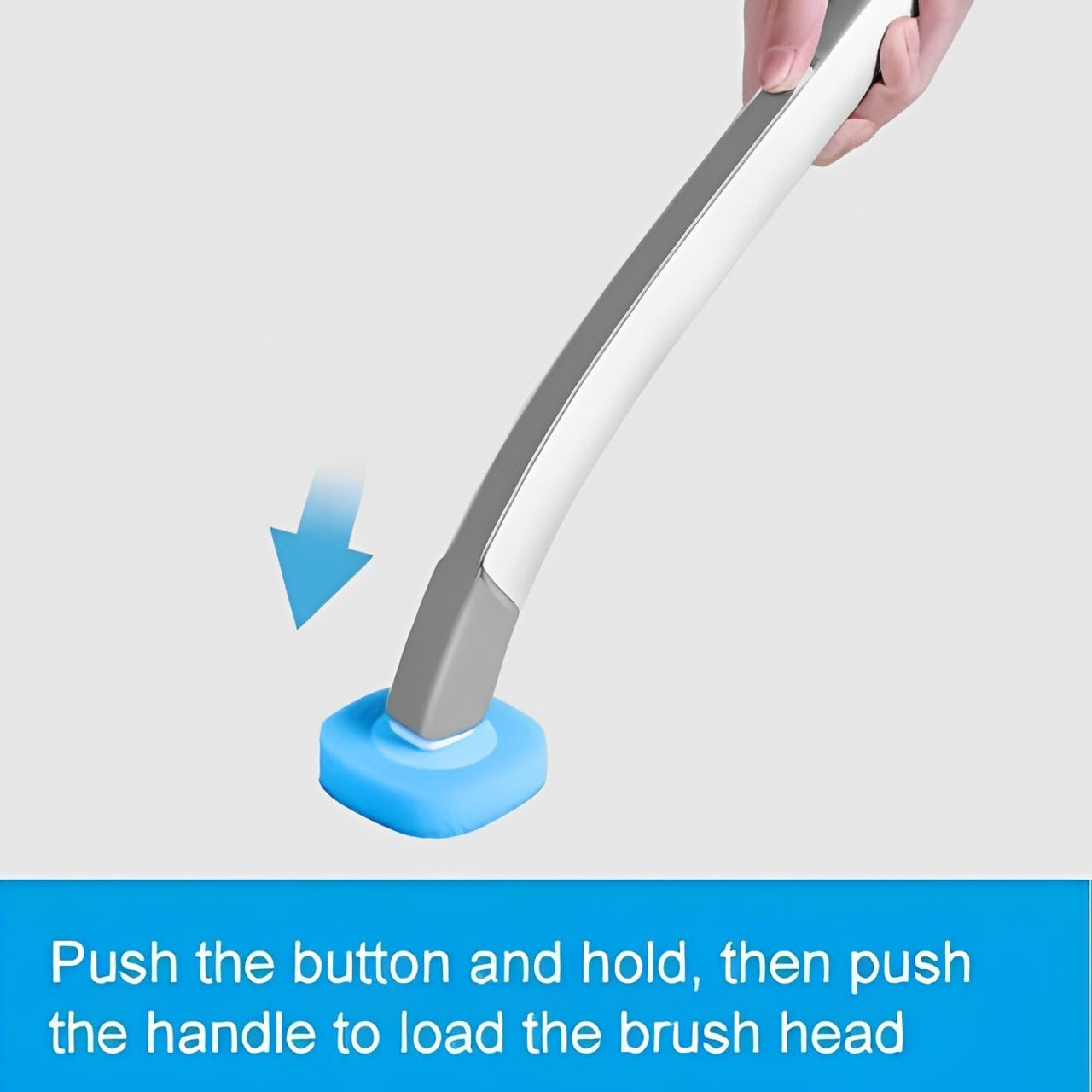 Disposable Head Toilet Cleaning Brush with Long Handle