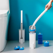 Disposable Head Toilet Cleaning Brush with Long Handle