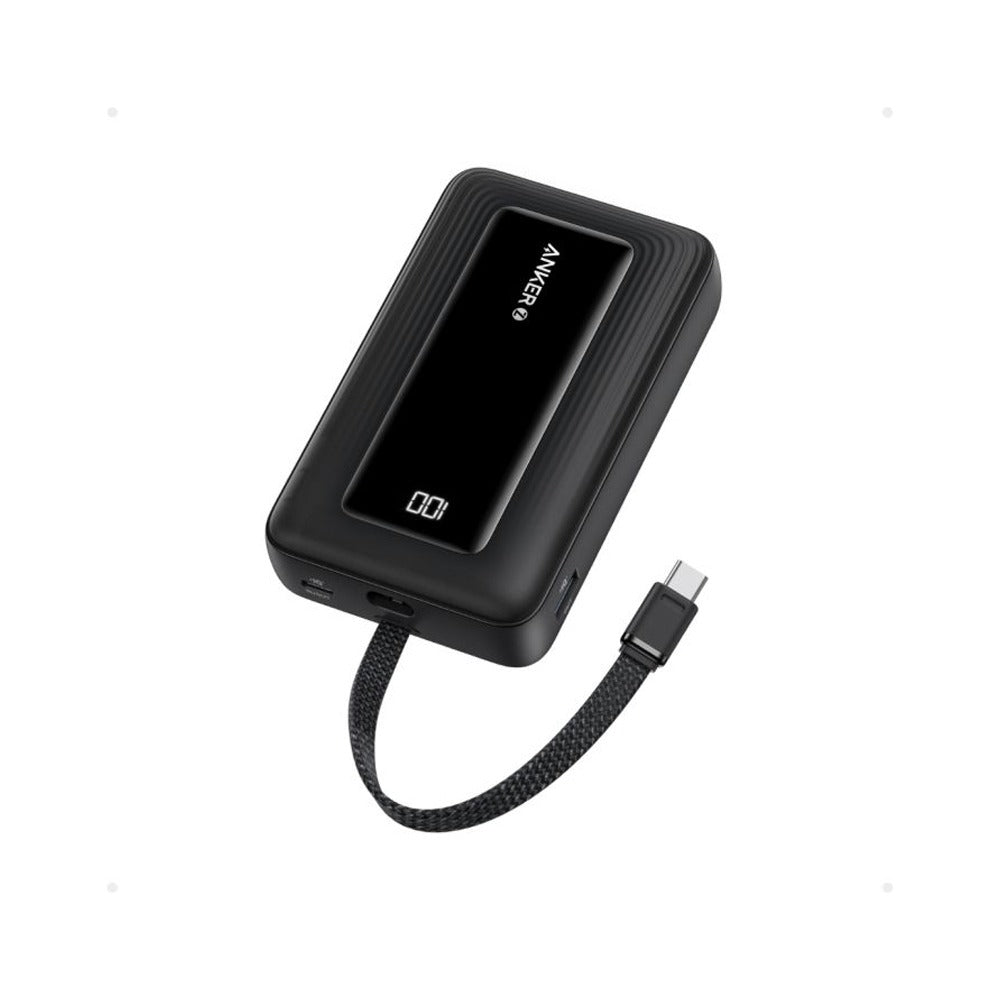 Anker Zolo 20,000mAh Power Bank, 30W Fast Charging, Built-In USB-C Cable -  A1689H11