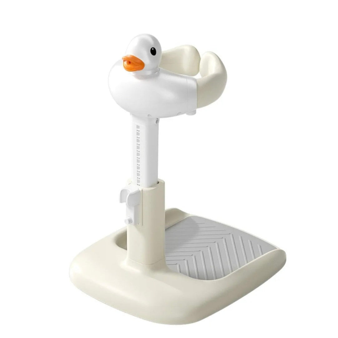 Cute Duck Baby Bathing Station, Infant Bath Support Shower Stand with Anti-Slip Base