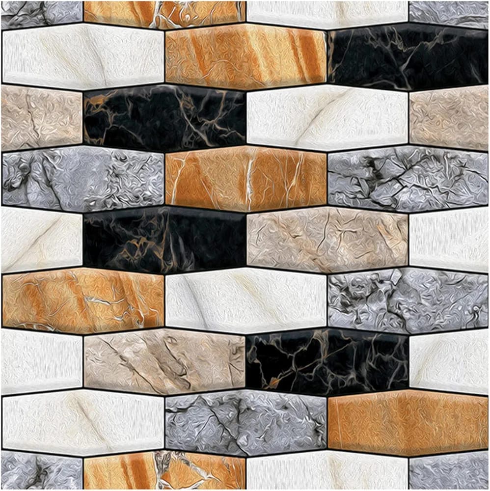 3D Wall Stickers, 10 Pcs Self- Adhesive Brick Pattern Wallpaper, Waterproof Wall Panels For Bathroom, Kitchen, Living  Area