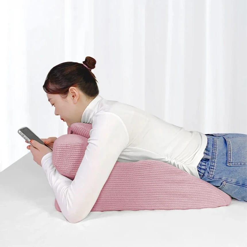 Backrest, Facedown Pillow, Massage Pillow, Prone Body Wedge Pillow