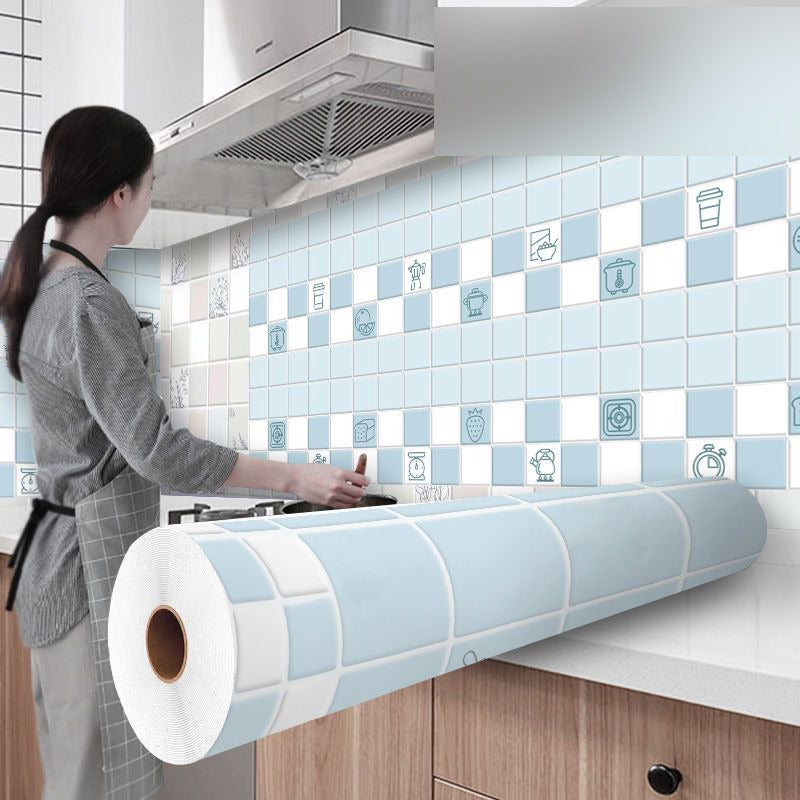 Waterproof Self Adhesive Oil Proof Kitchen Bathroom Wallpaper Sticker