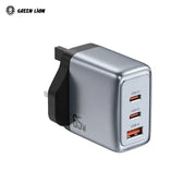 شاحن حائط Green Lion GaN Premium UK Plug بقوة 65 واط - GL-WC19 