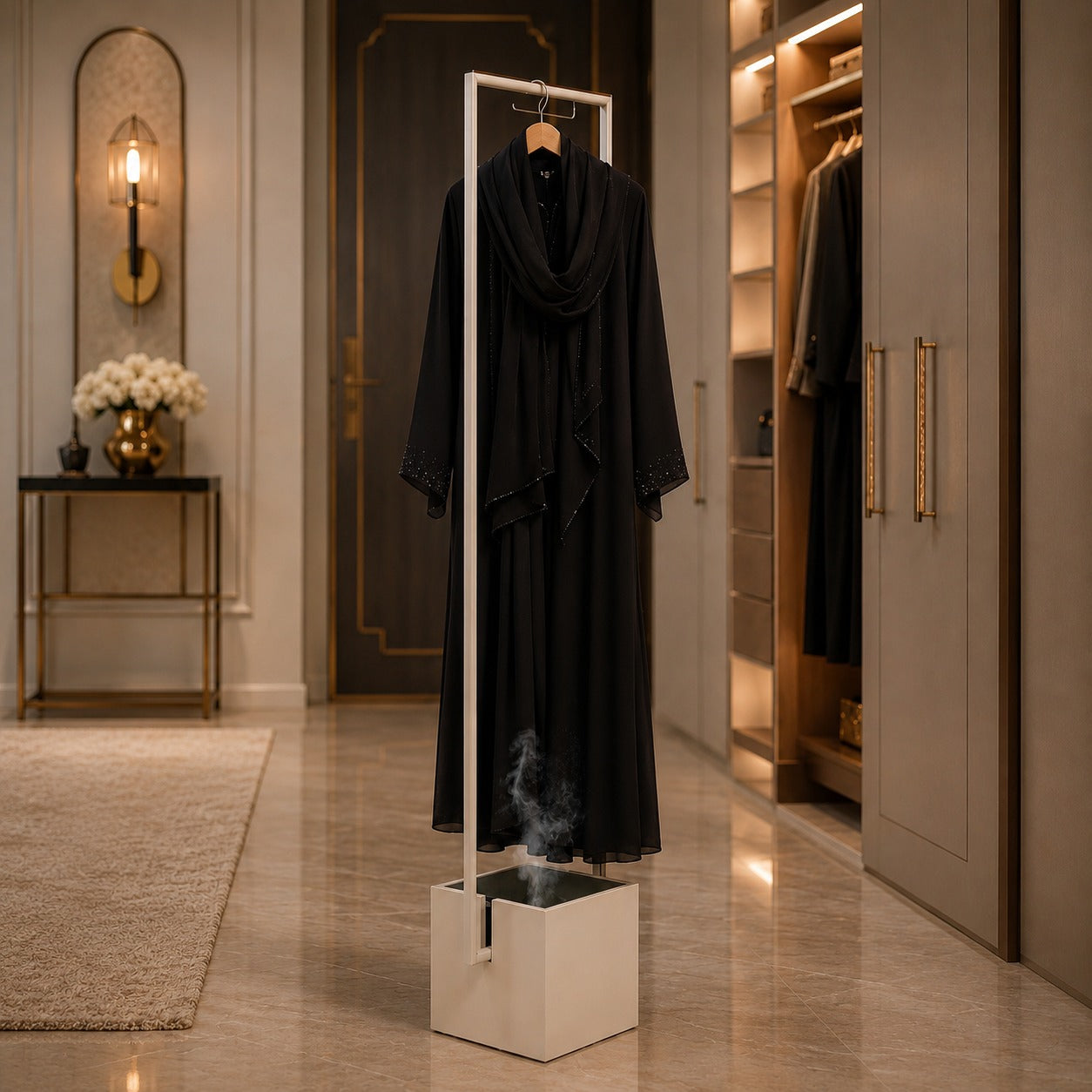 Clothes Incense Burner Rack Stand, Bakhoor Hanger Stand for Thobe & Abaya & Garments