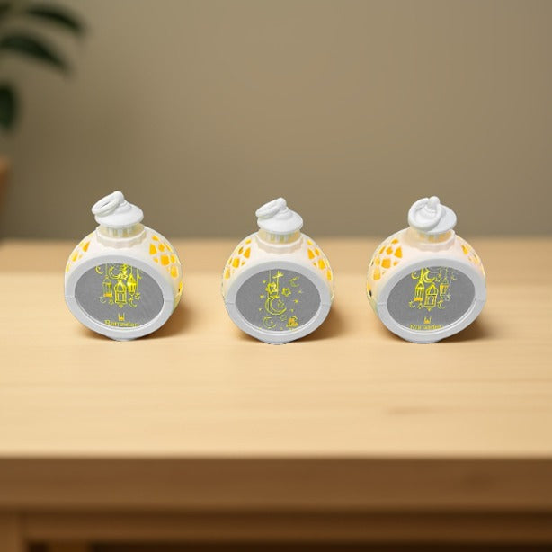 Set Of Ramadan Decorative LED Candle Lantern Light.