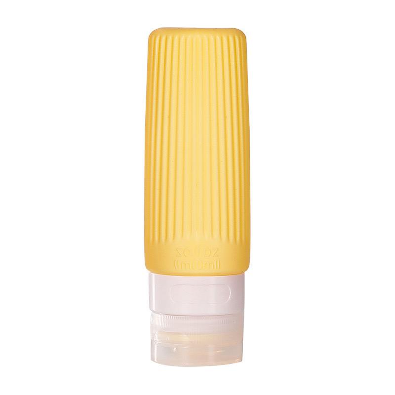Yellow Travel Dispenser.