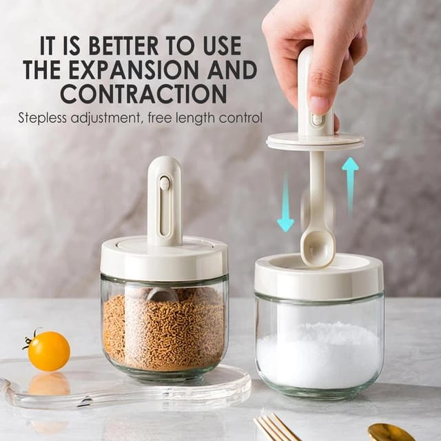Method of Using Glass Seasoning Jar.