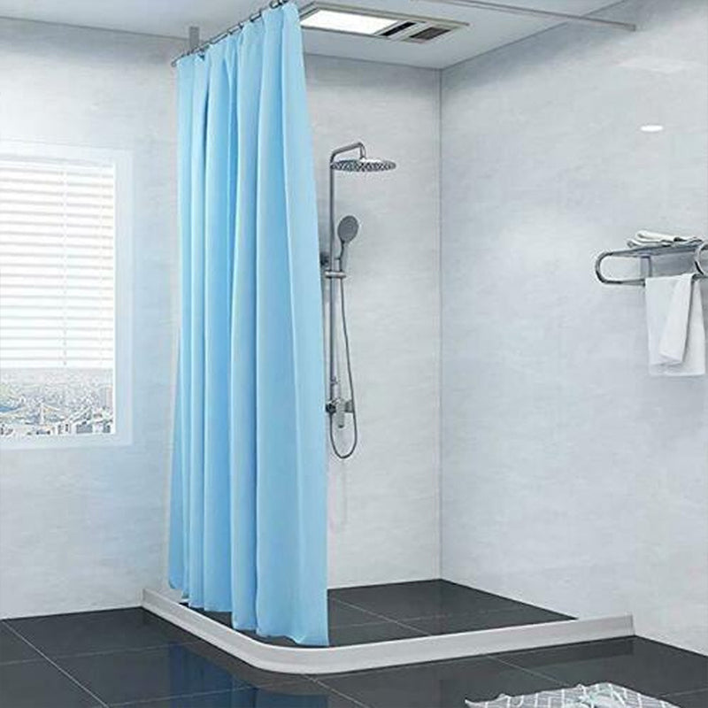 Silicone water separator barrier installed in the bathroom