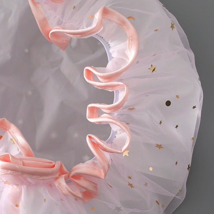 Pink Shower Cap.
