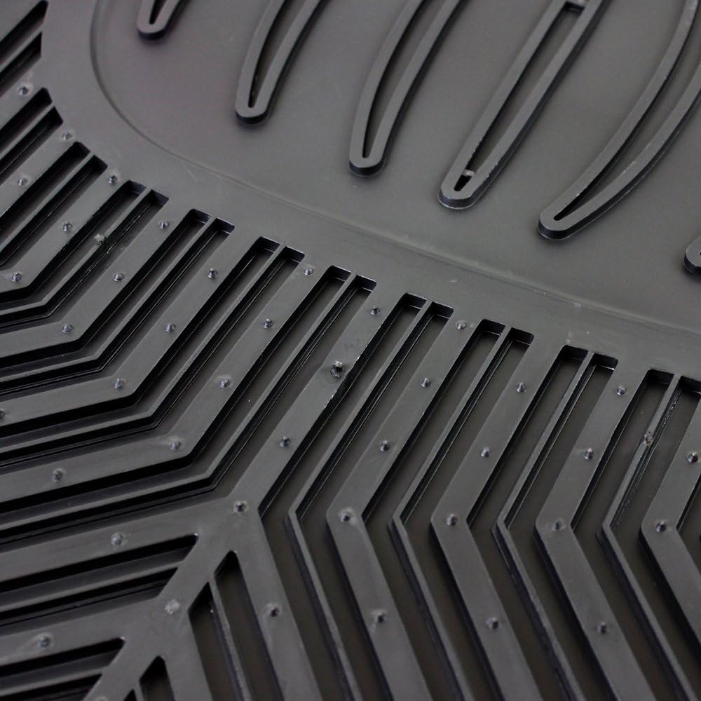 Close-up of a car floor mats.