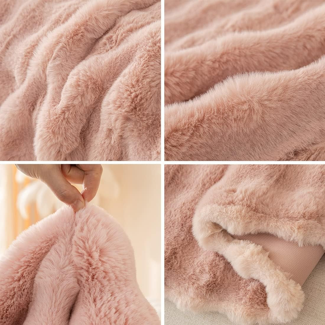 Faux fur couch cover