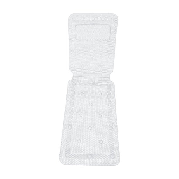 Bathtub Mat, Full Body Spa Bath Mattress Cushion Soft Breathable Quilted Bathtub Mat with Pillow