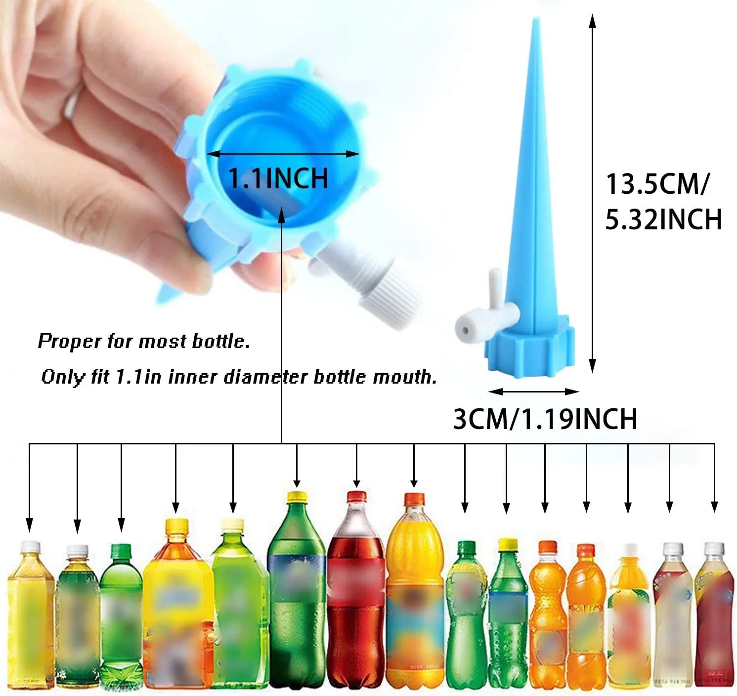Automatic Self Watering System Plant Water Drip Irrigation Garden Tool, Pack of 10 Pcs