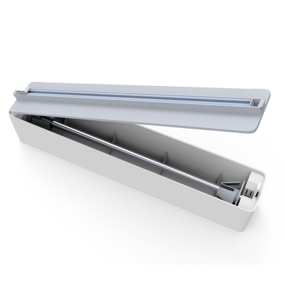 Wall Mount Instant Plastic Wrap Dispenser with Slide Cutter