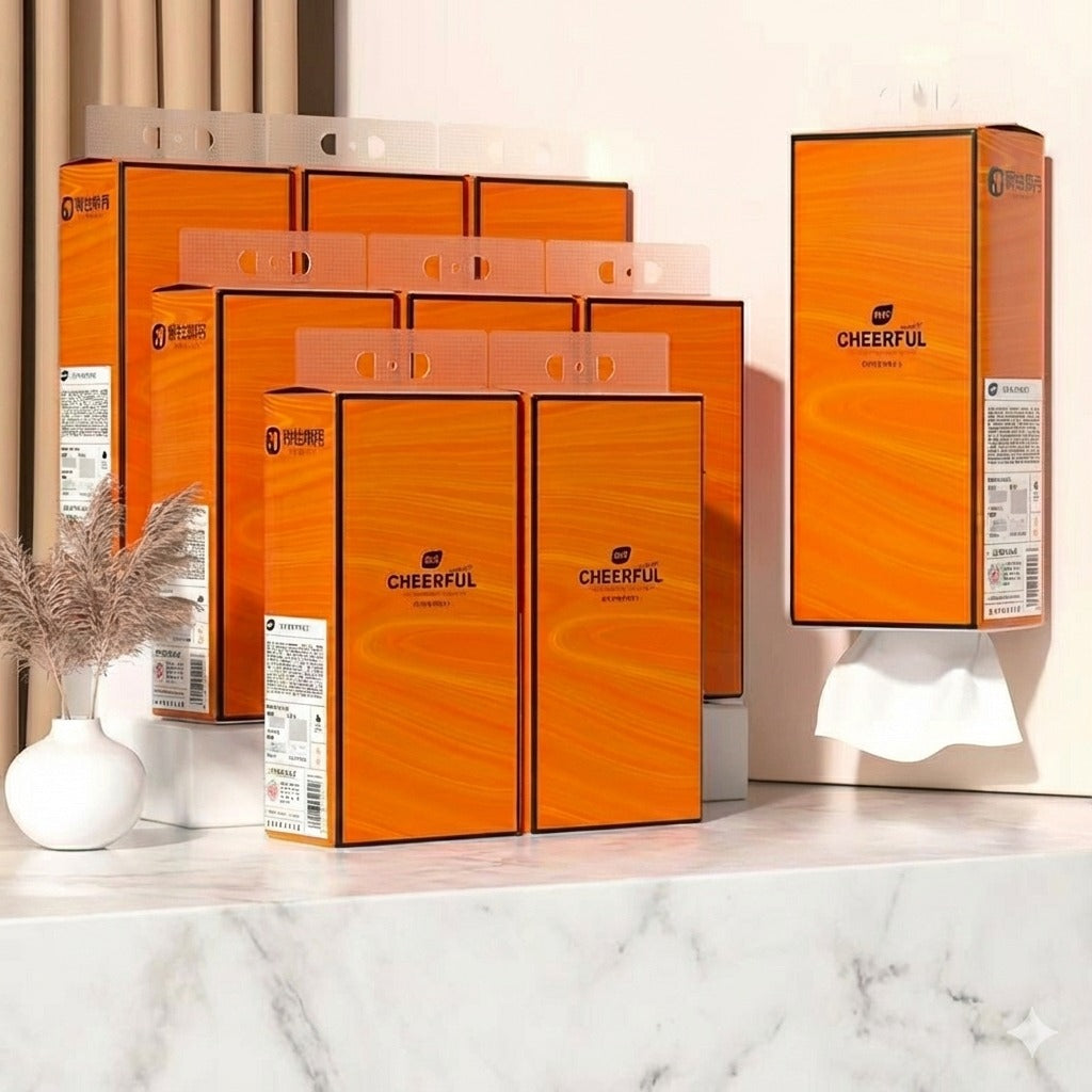 Cheerful Thick & Skin-Friendly 4-Layer Tissue Paper Pack 