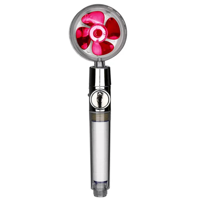 360° Rotating Pressure Adjustable Shower Head with Water Filter