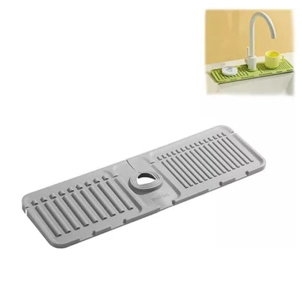 Grey Kitchen Sink Splash Guard.