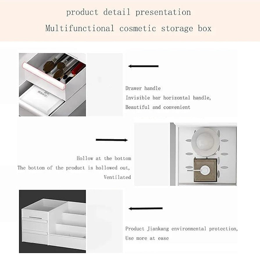 Features of Makeup Desk Organizer.