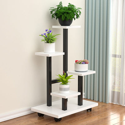 Multi-Tier Indoor Plant Stand, Modern Flower Pot Display Shelf for Living Room & Balcony