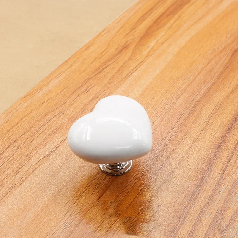 White Toilet Tank Push Button.