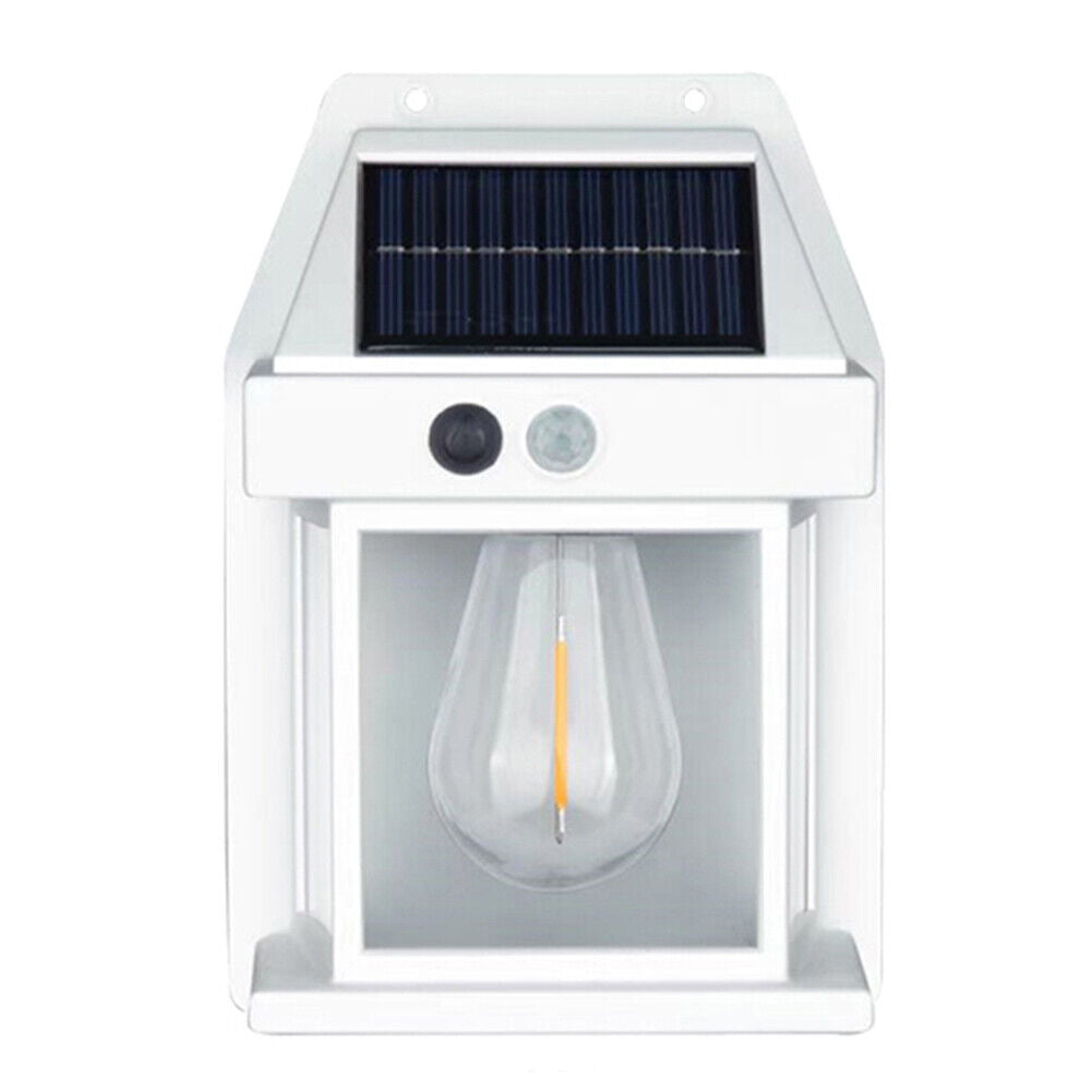 مصباح جداري خارجي يعمل بالطاقة الشمسية بتقنية LED، مقاوم للماء بمعيار IP65، مصباح فناء يعمل بالطاقة الشمسية بتصميم كلاسيكي