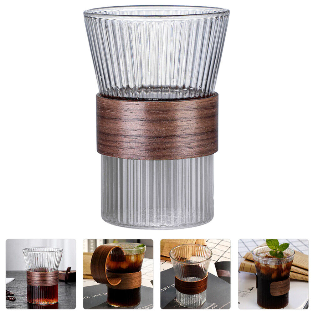 Wide Mouth Glass Coffee Mug