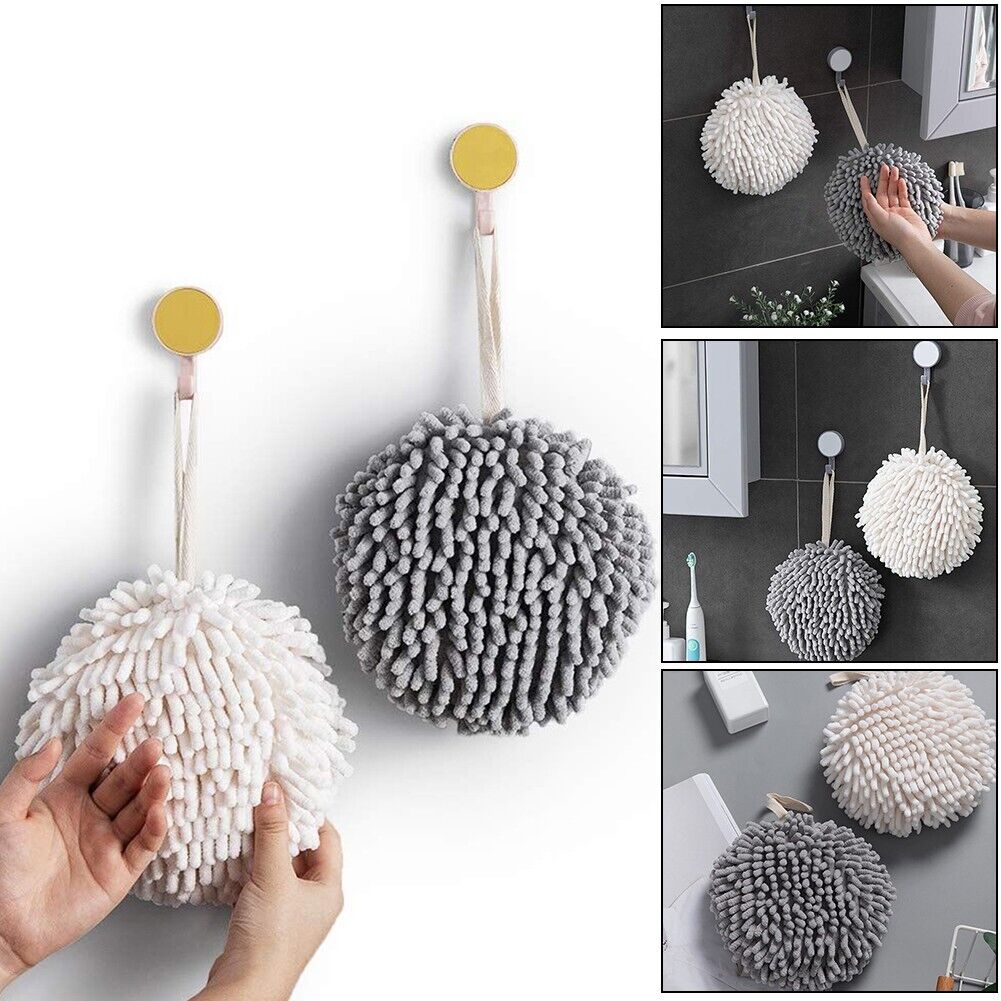 A lady cleaning her hands with the help of Quick Dry Chenille Hand Towel