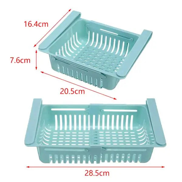 Adjustable Fridge Storage Basket